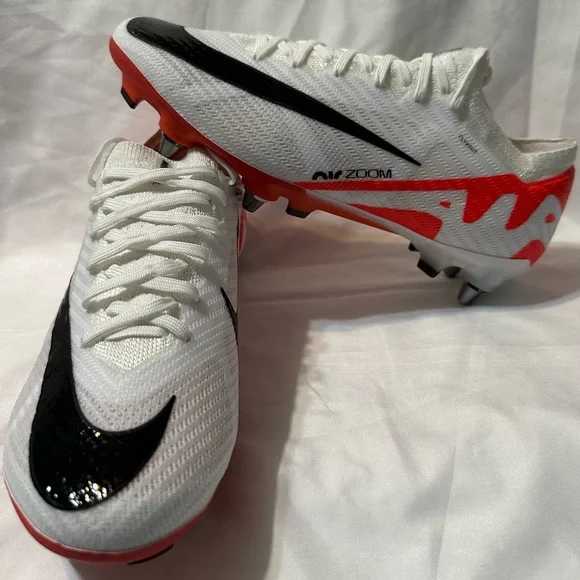 Nike Zoom Vapor 15 Elite SG-Pro P Soccer Cleats White FD0243-600 Men's Sz 6